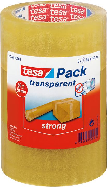 tesa 3x tesapack STRONG Packband (50 mm)
