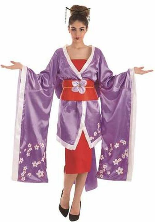 Produktbild Carnival Toys Verkleidung Geisha M/L Lila (3 Stücke) (M/L)