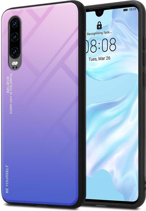 Productafbeelding Cadorabo TPU 2 kleuren glasdekking (Huawei P30)