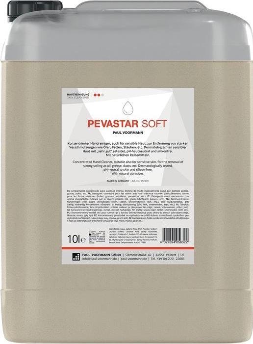 Actual product image Paul Voorman Hand cleaning Pevastar SOFT 10l silicone and solvent-free canister PEVASTAR SOFT (Liquid soap, 10000 ml)