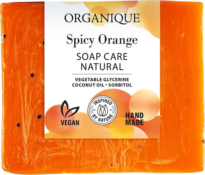 Organique Orange 100 g würzige Würfelseife - Organque