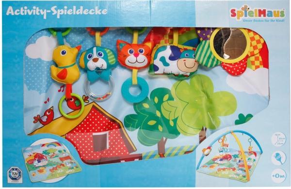 Actual product image Spielmaus SMB Activity Play Blanket+Mirror 69x85x50