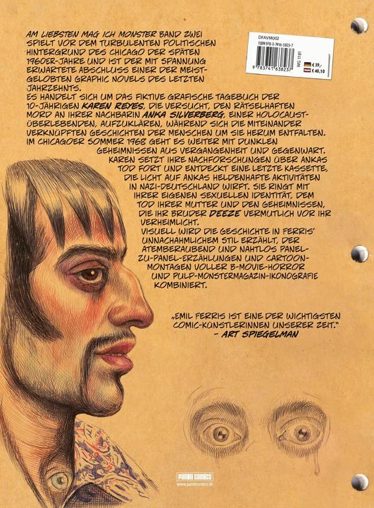 Immagine prodotto Panini Am liebsten mag ich Monster (Tedesco, Emil Ferris, 2024)
