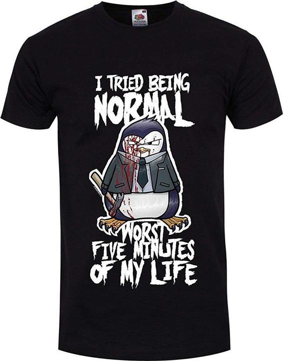 Produktbild Psycho Penguin TShirt I Tried Being Normal (XXL)