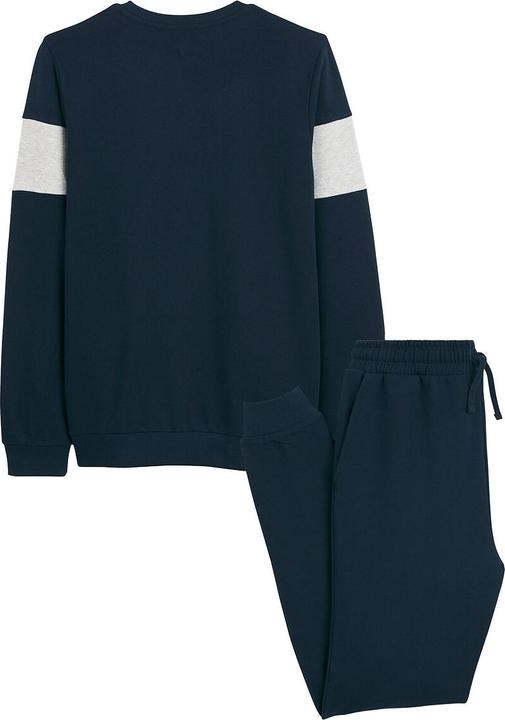 Produktbild La Redoute Collections Pyjama aus Sweatware mit Campus-Schriftzug (152)