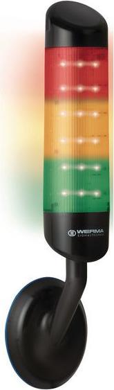 Produktbild Werma Signalsäule Reinraum Sirene 3-farbig RGB