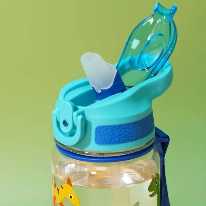 Immagine prodotto Milkii Bottiglia con cannuccia, 500 ml, Jungle (0.40 l)