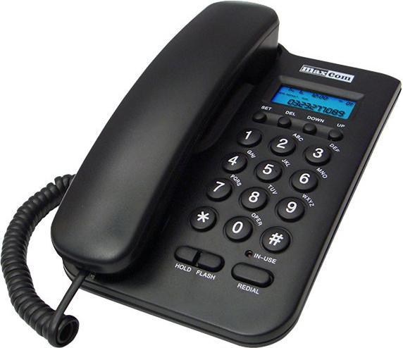 Maxcom KXT100 Black CORDED PHONE