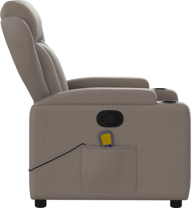 Produktbild VidaXL Massagesessel Taupe Stoff,Farbe: Taupe,Material: Stoff (100
