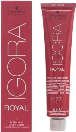 Actual product image Schwarzkopf IGORA ROYAL Permanent Color No. 0-77 No. 9.0 - Very Light Blonde 60ml (0-77)