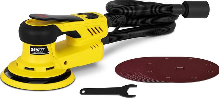 Image du produit MSW Ponceuse orbitale électrique - 350 W - Ø 150 mm - Jusqu’à 10 000 tr/min (Ponceuse excentrique, 350 W)