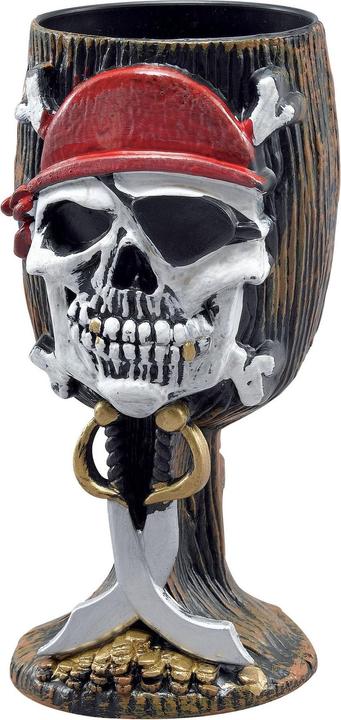 Actual product image Bristol Novelty Pirate Skull And Cutlasses Goblet