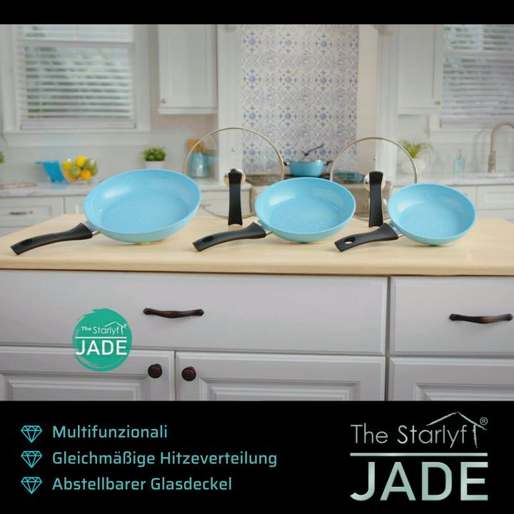 Actual product image Starlyf Jade Pan Set (20 cm, Frying pan, Aluminium)