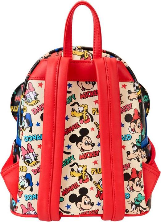 Actual product image Loungefly Disney by backpack & headband set Mickey & Friends