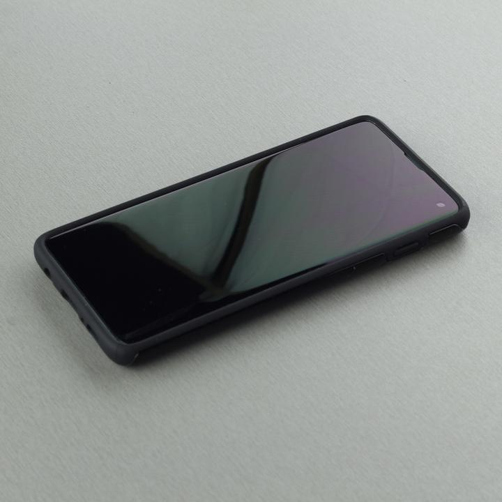 Produktbild PhoneLook Hülle Hybrid Armor schwarz Marble Good Vibes Only (Samsung Galaxy S10+)