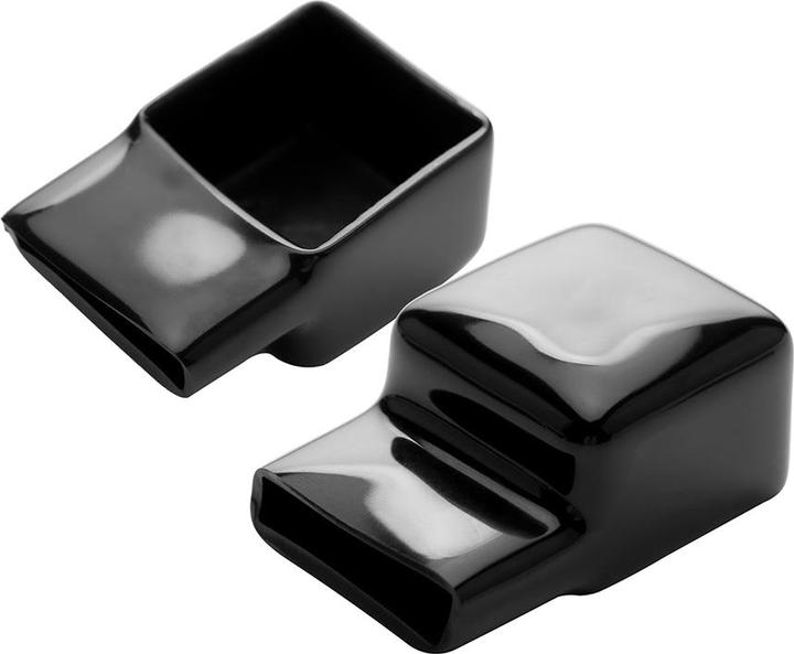 Actual product image Offgridtec Terminal cover battery connection M8 red black touch protection set of 2 15mm