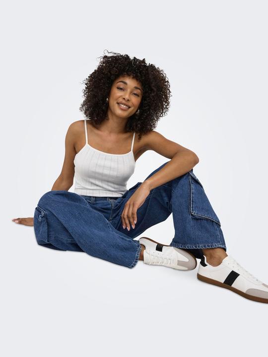 Actual product image Only ONLJamey Loose Baggy Cropped Mid Rise Jeans (W31/L32)
