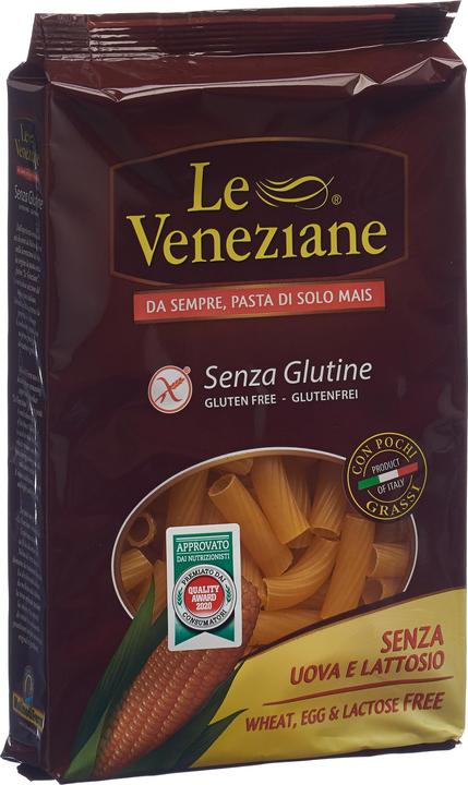 Produktbild Le Veneziane Teigwaren Rigatoni aus Mais glutenfrei (250 g)