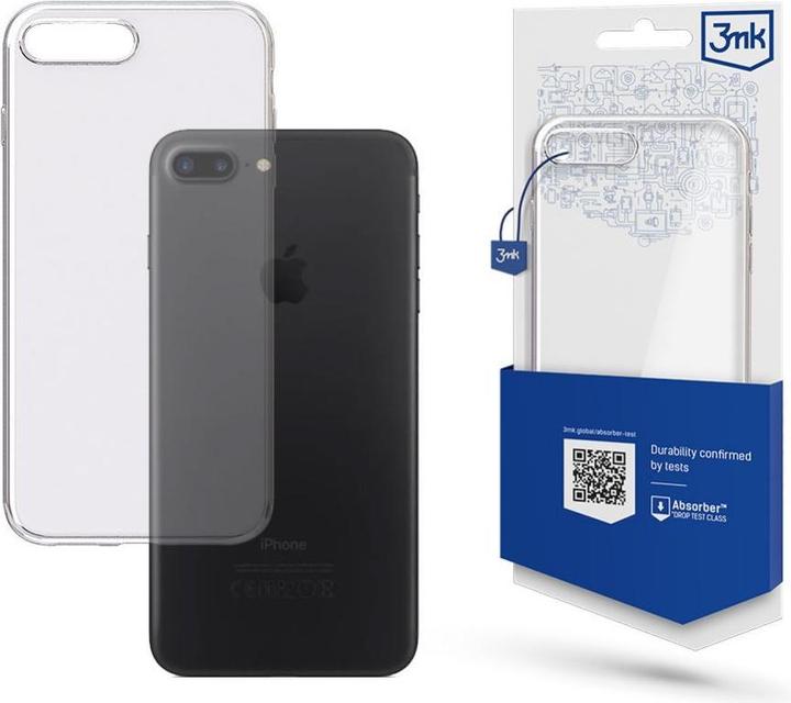 Actual product image 3MK Clear Case Back cover, Apple, iPhone 7 Plus/8 Plus, TPU, Transparent (Apple iPhone 7 Plus)