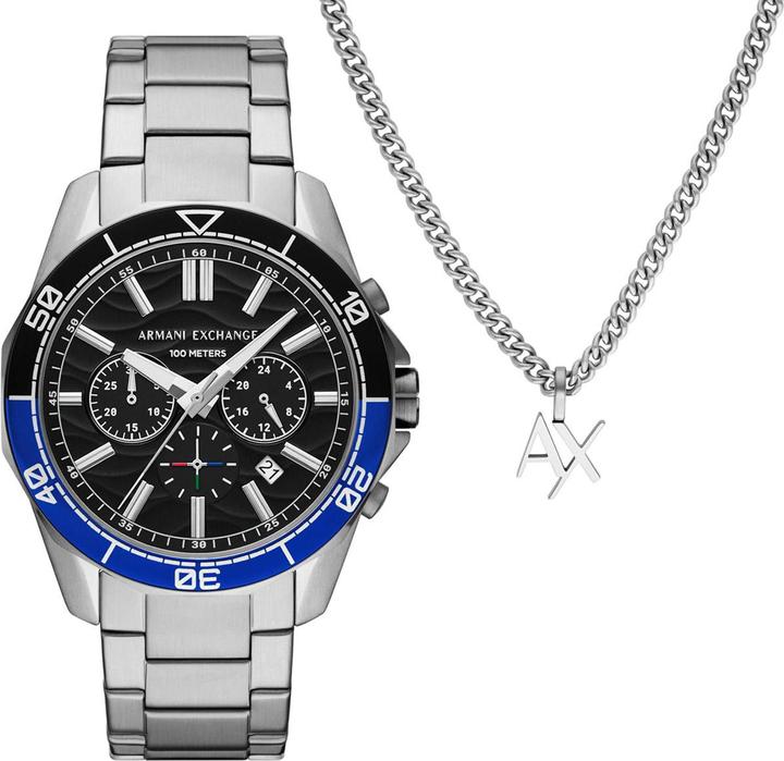 Armani Exchange Uhren-Set (Chronograph, 44 mm)