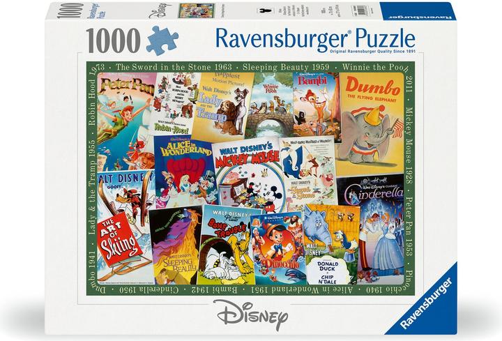 Ravensburger Disney Vintage Movie Poster (1000 Teile)