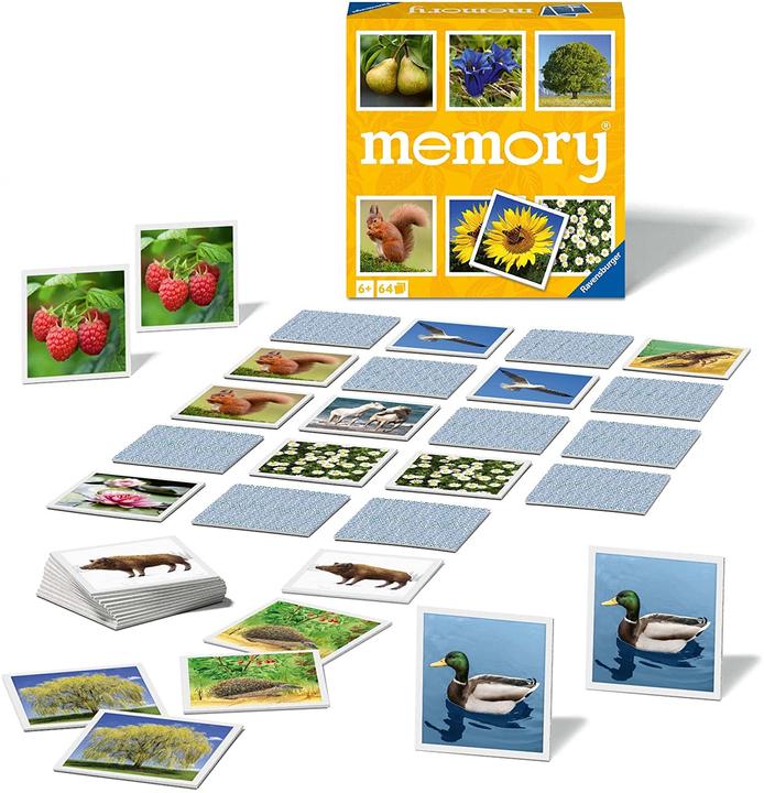 Immagine prodotto Ravensburger memoria? Natura (Tedesco, Portoghese, Polacco, Olandese, Inglese, Norvegese, Italiano, Francese, Spagnolo, Svedese, Danese)