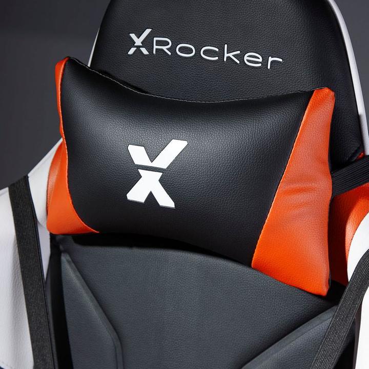 Actual product image X Rocker Chaise de jeu eSport Agility Sport avec ajustement ergonomique Orange