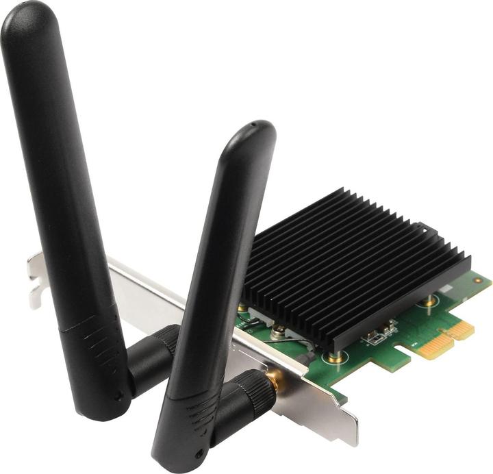 Actual product image edimax WLAN-AX PCIe Adapter EW-7833AXP, WiFi-6 & BT5 (PCI-E x1)