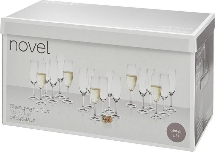 Immagine prodotto Novel Crista (18 Occhiali, Bicchieri da champagne)