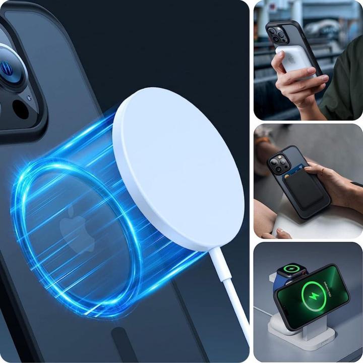 Image du produit Tech-Protect MagMat MagSafe étui pour iPhone 15 Pro Max - noir mat (Apple iPhone 15 Pro Max)