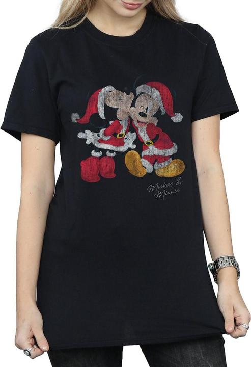 Produktbild Disney Mickey And Minnie Christmas Kiss TShirt (M)