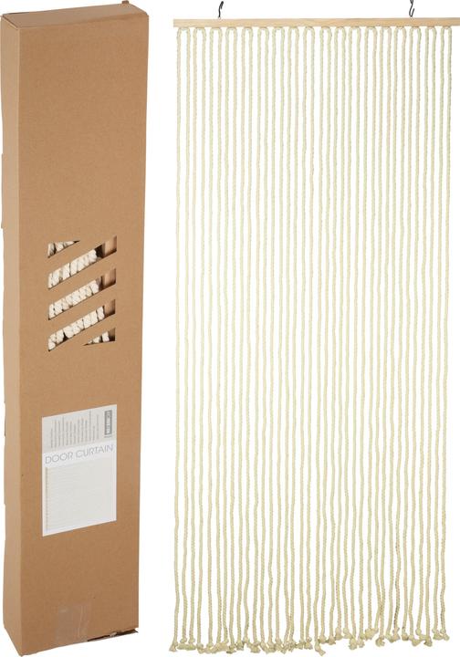 Produktbild Ambiance Technology Türvorhang 90x200 cm aus weissem Seil (90 x 200 cm)