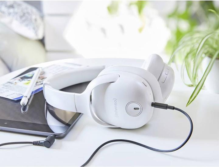 Produktbild Intenso O400HA Over-Ear Kopfhörer - Hybrid Active Noise Cancelling, bis zu 75 Stunden Laufzeit und B (ANC, 75 h, Kabellos)