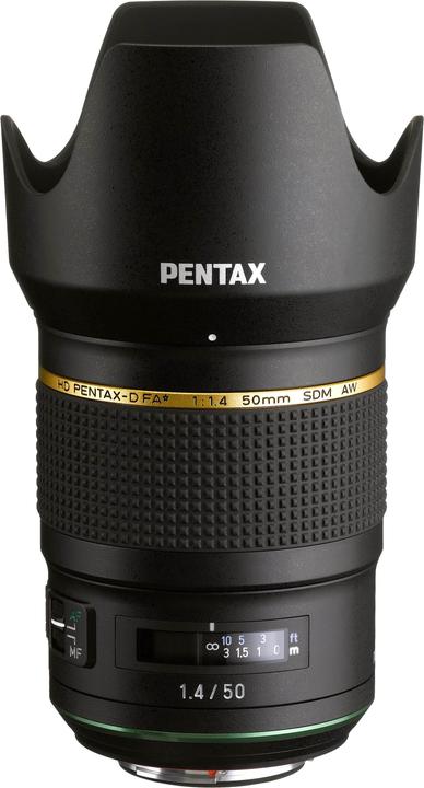 Pentax HD FA 50mm / 1.4 SDM AW (Pentax K, Vollformat, APS-C / DX, Micro Four Thirds)
