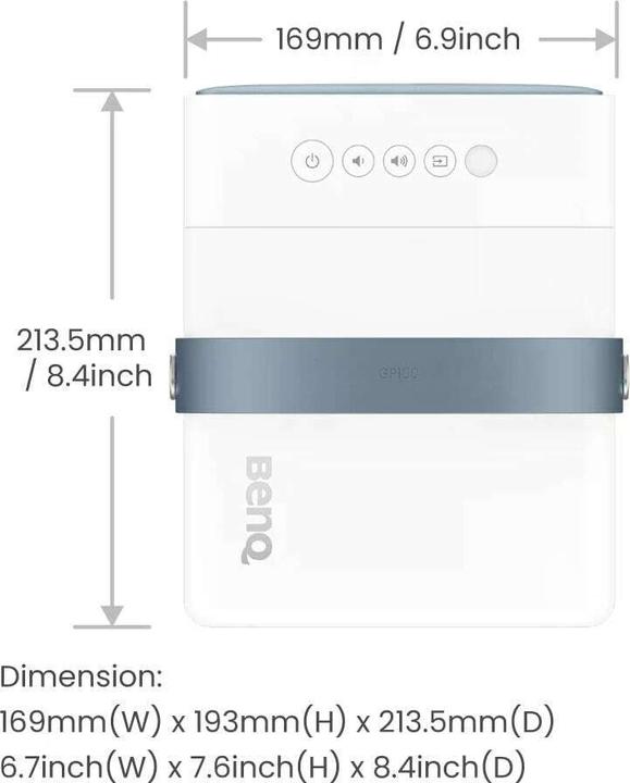 Actual product image BenQ GP100 (Full HD, 1000 lm, 1.2:1)