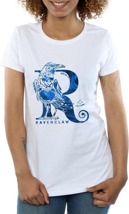 Actual product image Womens/Ladies Ravenclaw Raven Cotton T-Shirt (M)