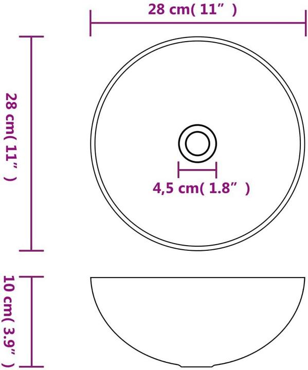 Image du produit VidaXL Oenone (280 mm, 280 mm)