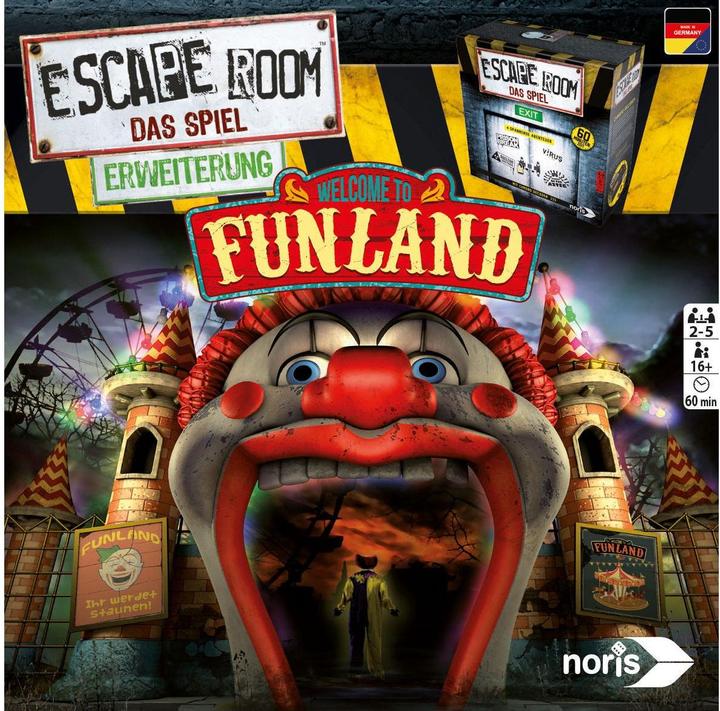 Actual product image Noris Escape Room Funland (German)