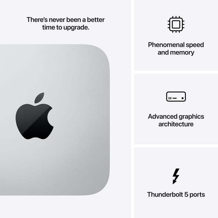 Produktbild Apple Mac Studio – 2025 (M3 Ultra, 96 GB, 1000 GB, Apple M3 Ultra 60-Core)