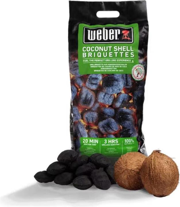 Weber Briquettes de noix de coco - 8 kg (8 kg)