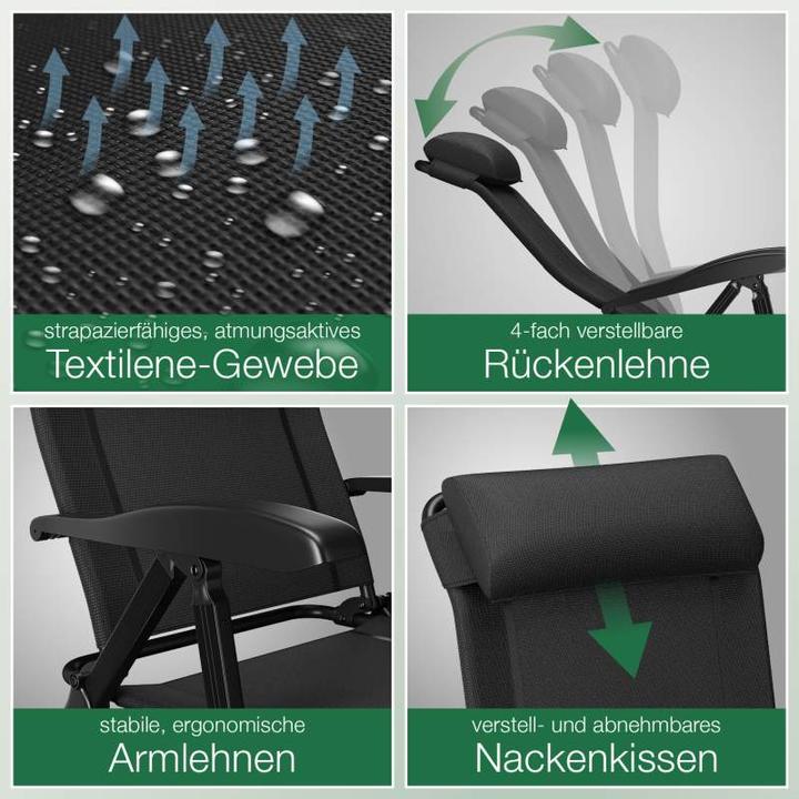 Produktbild Aktivshop Klappstuhl aktiv Camping mit Beinauflage