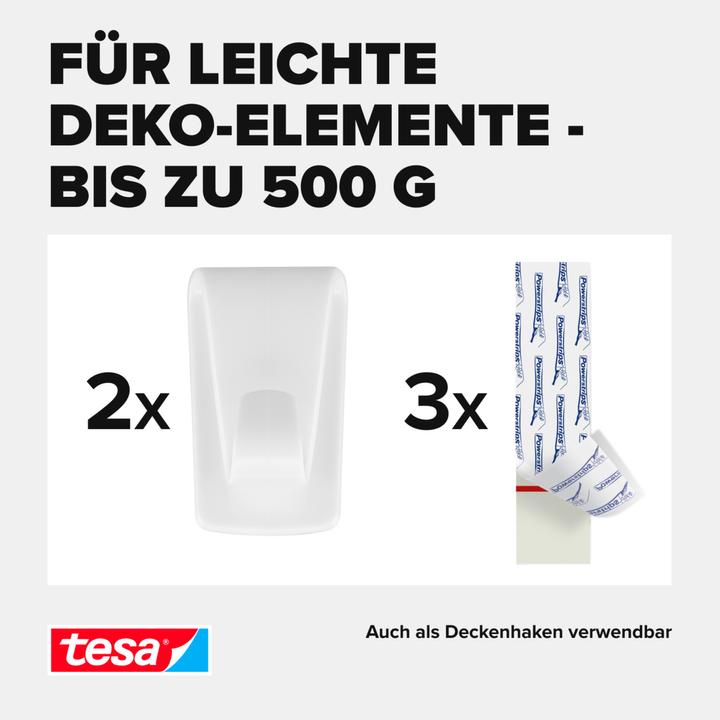 Actual product image tesa Adhesive hooks