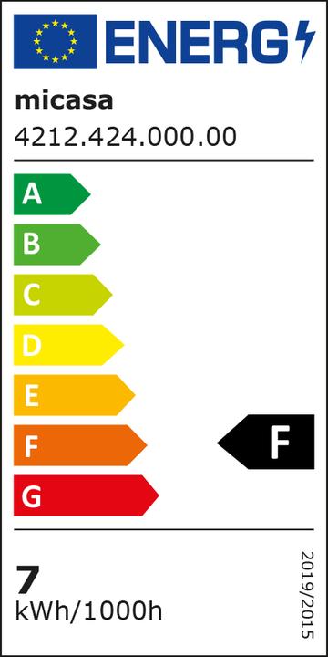 Label énergétique micasa Sina (560 lm)