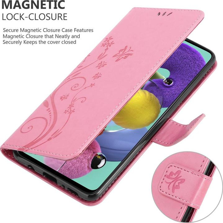 Image du produit Cadorabo Couverture du livre de fleurs (Samsung Galaxy A51 5G)