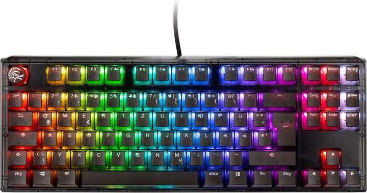 Actual product image Ducky One 3 Aura Black TKL Gaming Keyboard, RGB LED - Kailh Jellyfish Y (DE, Cable)