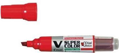 Actual product image Pilot Permanent marker V SUPER COLOR BEGREEN 2,2-5,2mm red (Red, 5.20 mm, 1 x)