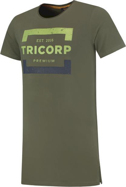 Actual product image Tricorp 104001ArmyXXL T-Shirt Premium Heren Lang (XXL)