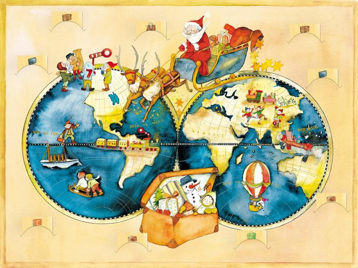 Produktbild Adventskalender 'Reise um die Welt'