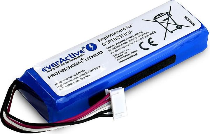 Produktbild Everactive Rechargeable battery EVB101 to bluetooth speaker JBL Charge (Akkubetrieb)