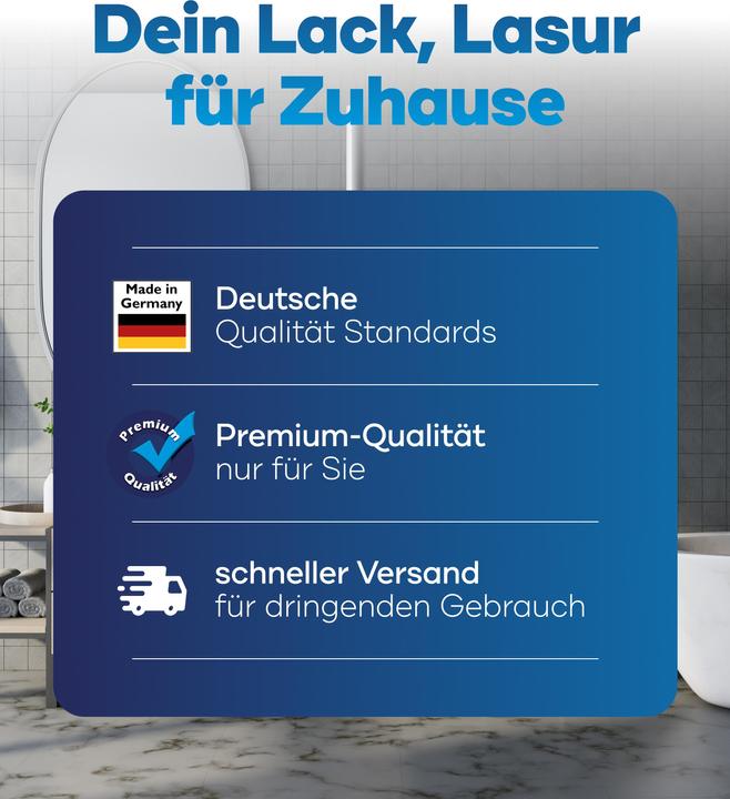 Produktbild Plid Fliesenlack Set 2,25l Antrazit glänzend für ca. 23m² / Lackierset +0,5l Anlauger (Anthrazitgrau, 2.25 l)